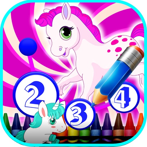 Ponys Connect The Dots + Paint icon