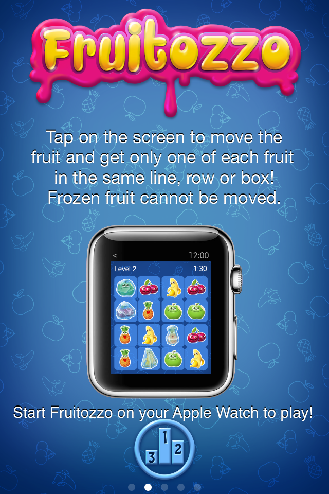 Fruitozzo Fruits Sudoku Game for Apple Watch