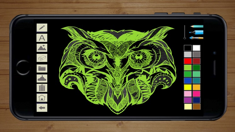 Draw with neon on screen with your finger - Premium