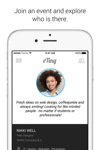 eTing - Professional Event Networking screenshot 2