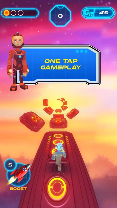 Screenshot #2 pour Galaxy Run 2 - Endless Loop!