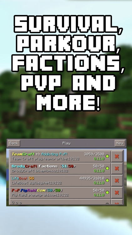 Multiplayers For Minecraft Pocket Edition