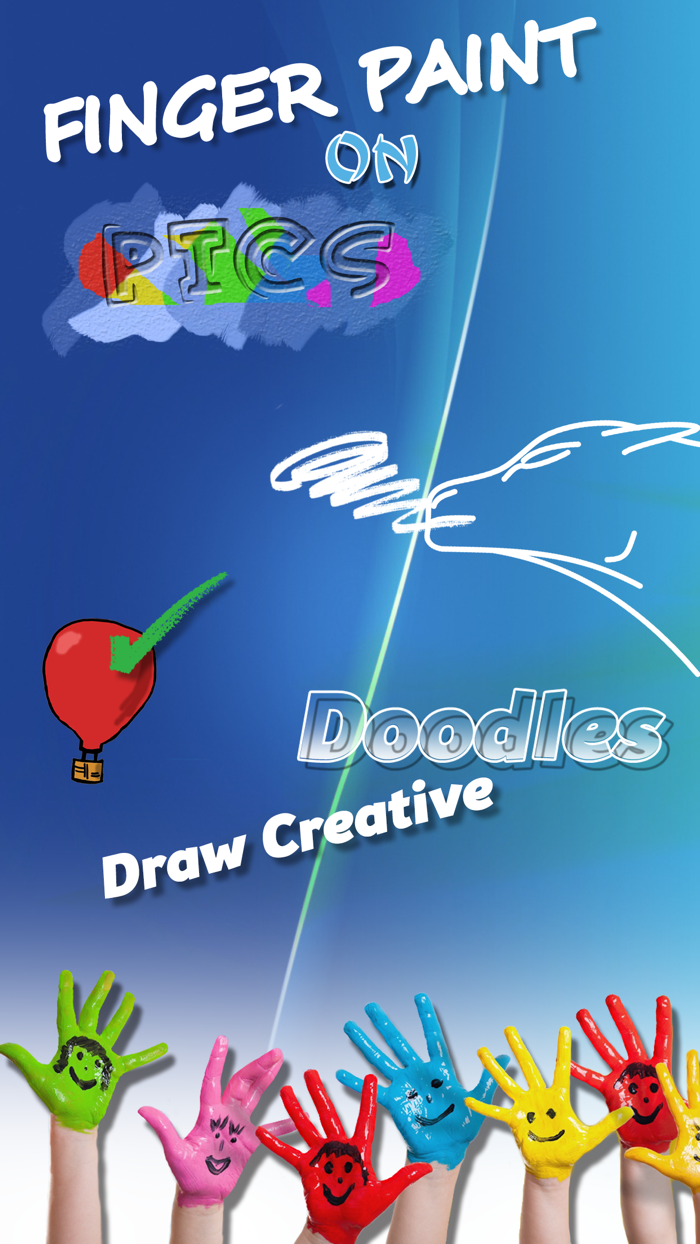 Finger Painting on Pics – Draw Creative Doodles and Add Multiple Colors in Virtual Booth