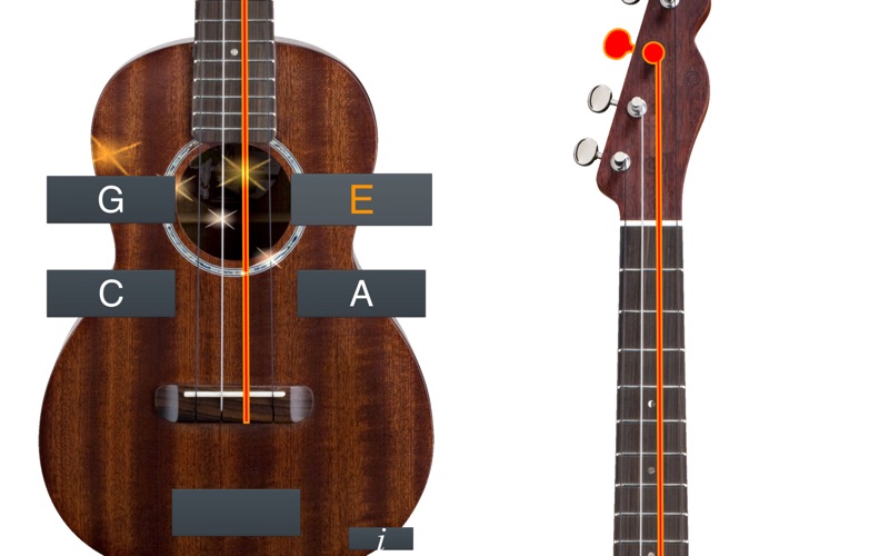 ukulele tuner simple iphone screenshot 2