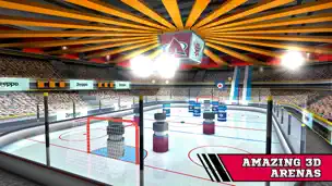 Pin Hockey - Ice Arena - Glow like a superstar air master - Screenshot 2