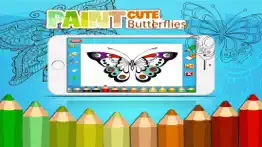 butterfly color - coloring book for stress relief iphone screenshot 1