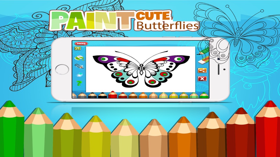 Butterfly Color - Coloring Book for Stress Relief - 1.3 - (iOS)