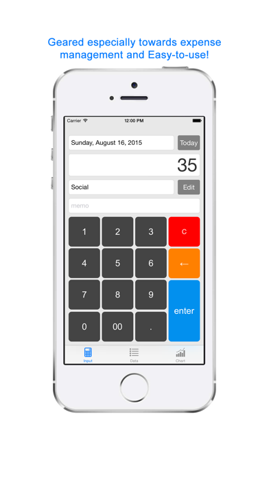 Screenshot #1 pour OutGoings - expense & budget management visually