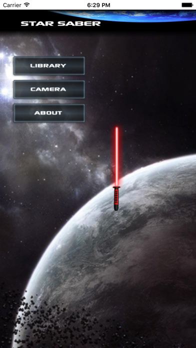 Star Saber iPhone screenshot 1 - Entertainment app