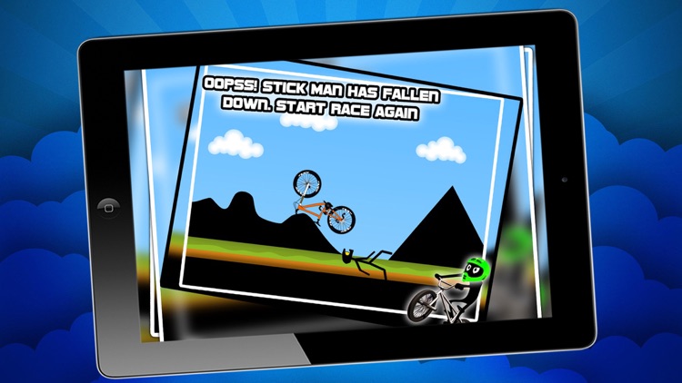 Stickman Downhill - bmx cycle - bike racing game - bike game