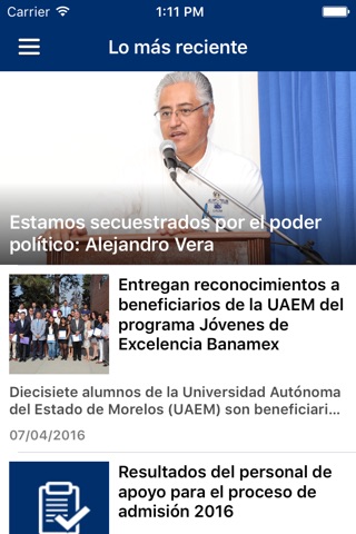 UAEM Morelos screenshot 2