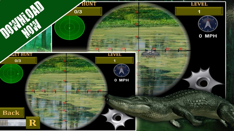 2016 Attacking Alligator Hunt Simulator Pro -  American Crocodile Swamp Shooting Simulator screenshot-3