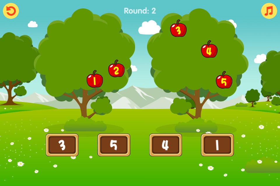 Counting Apples Game - Preschool Number Learning Game screenshot 3