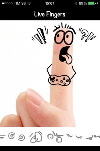指を生きる - あなたの指にクールな顔とスタッフを追加のおすすめ画像2