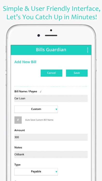 Bills Guardian - Bill Keeper, Reminder & Tracker screenshot-3