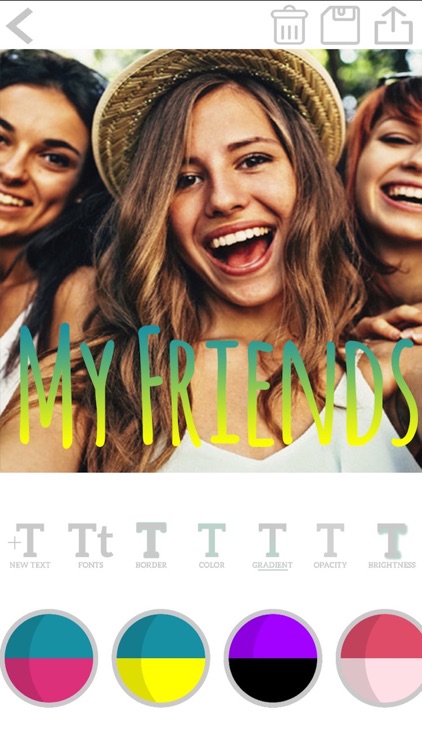 Write on photos - add text on your pictures