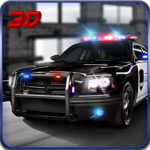 Police Chase City Car 3D Driving simulator Icon