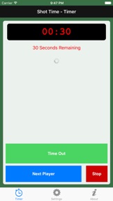 Shot Time Lite - Pool Timer screenshot
