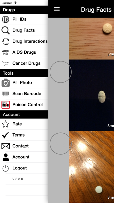 Screenshot #1 pour Drug Facts Pill ID