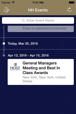 Host Hotels Events screenshot 2