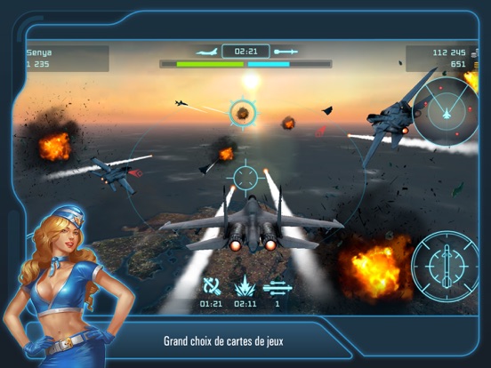 Screenshot #4 pour Battle of Warplanes: War Wings