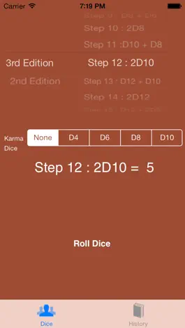 Game screenshot Earthdawn dice roller apk