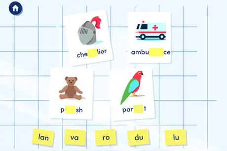 Montessori French Syllables - learn to read French words in a fu