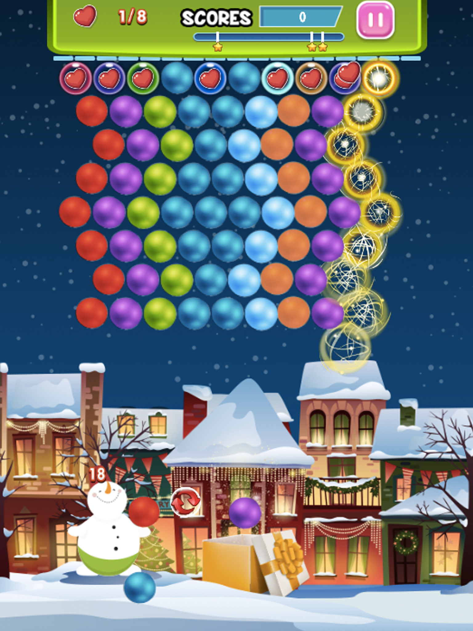Winter Wonders Deluxe - New Bubble Shooter Mania Free Puzzle screenshot 6
