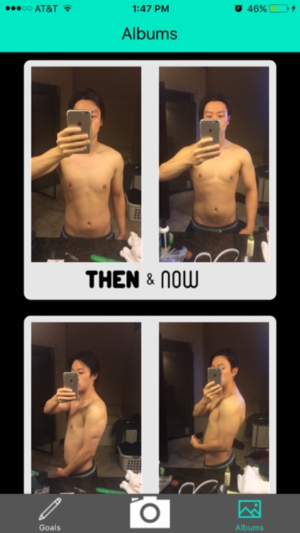 Then & Now: A Before and After Fitness App screenshot-4