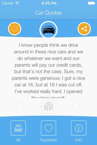 Car Quotes - Wise Words About Autos screenshot 2