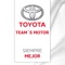 Bienvenido a la aplicación oficial para IPHONE del Concesionario Oficial Toyota Team´s Motor