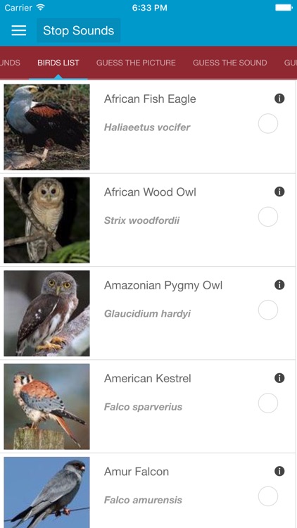 Birds of Prey Sounds