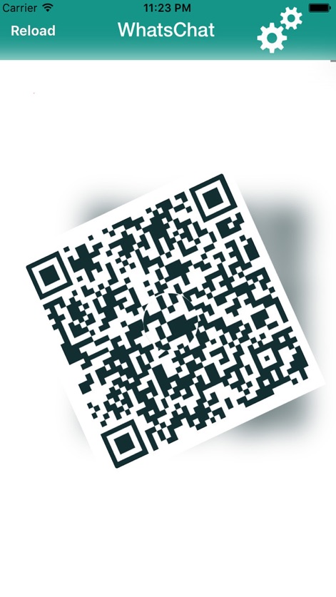WhatsChat - A free messenger app for all devices - iPad version - whatschat-ipad-login-qr-code