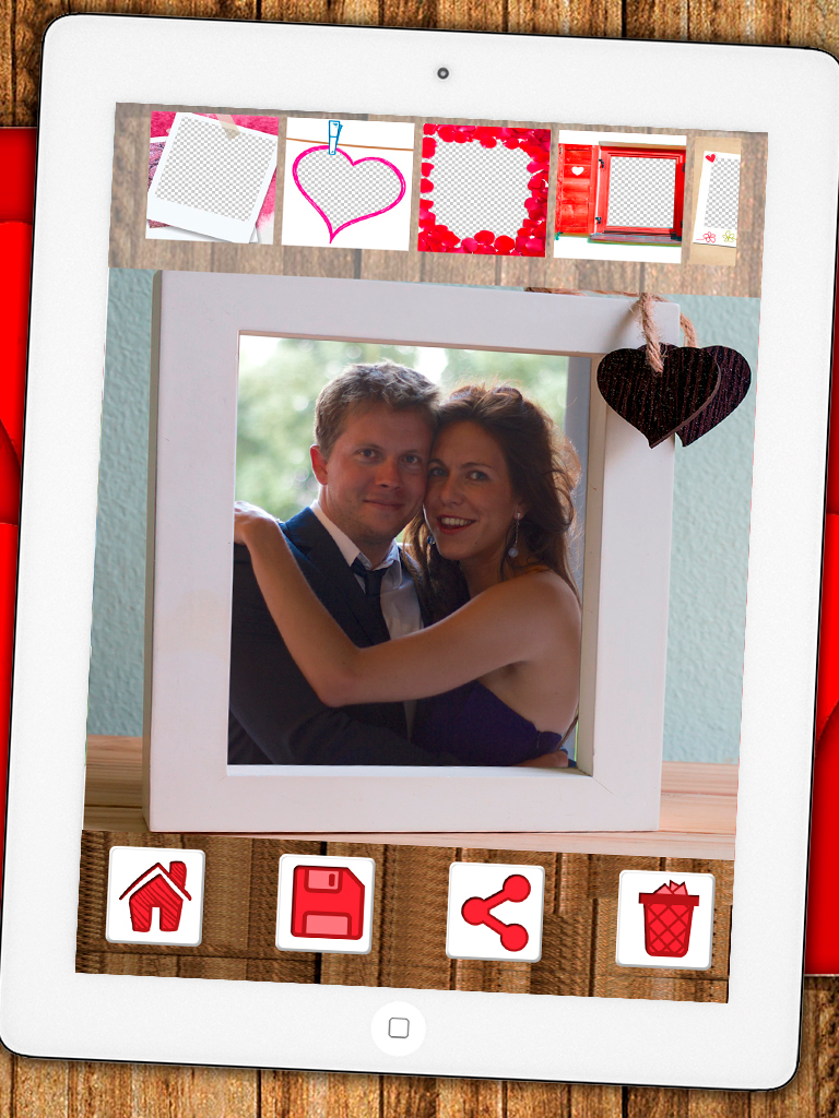 Editor love frames - romantic images to frame your beautiful photos screenshot 10
