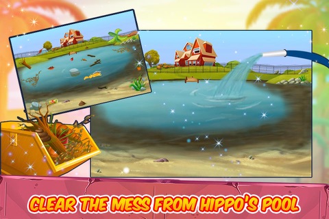 Zoo Wash – Cleanup messy & dirty animal yard in this salon game for kids screenshot 4