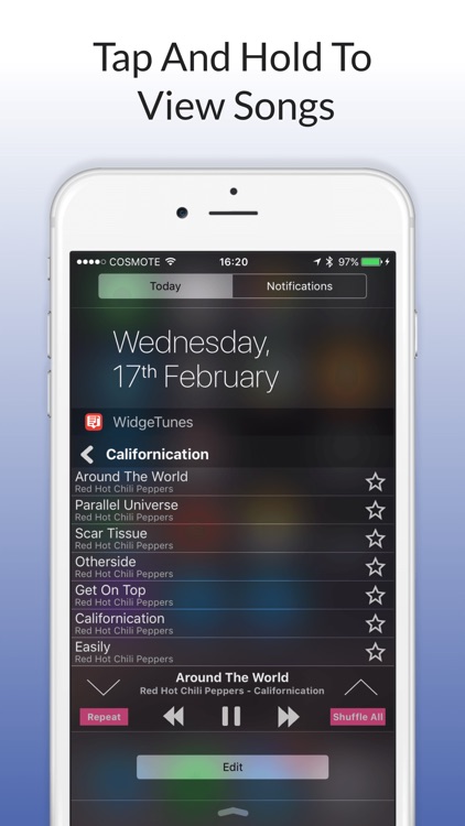 WidgeTunes screenshot-3