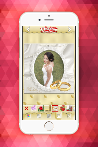 Wedding Photo Collage Make.r – Put Love Picture.s In Just Married Frame With Pic Editor screenshot 2
