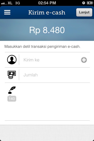 mandiri e-cash screenshot 4