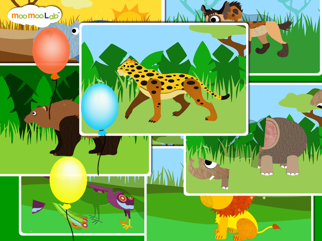 Zoo Animals - Animal Sounds, Puzzles and Activities for Toddlers and Preschool Kids by Moo Moo Lab screenshot 10