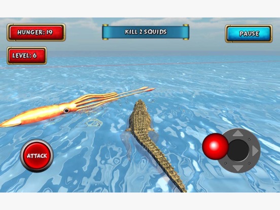 Screenshot #2 for Crocodile Sim Beach Hunt