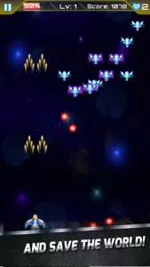 Space War: Galaxy Fighter screenshot #3 for iPhone