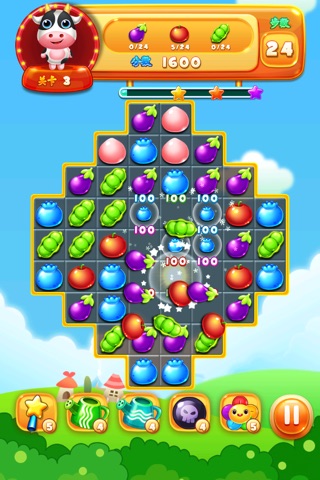 Garden Crush - Free Diamond 3 Match Game screenshot 2