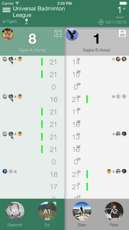 Badminton Scorecard screenshot-0