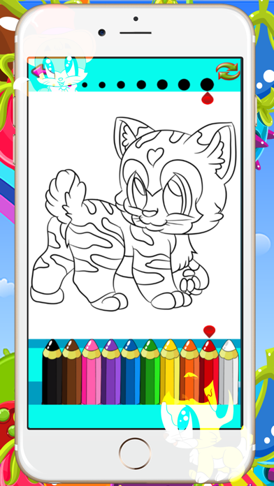 How to cancel & delete Coloring Books For Preschool Toddler - Kids Drawing Painting kitty Cat Games from iphone & ipad 3