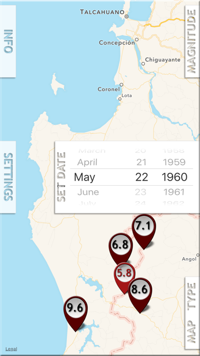 Earthquake PulseEarth - Maps & Information, Earthquakes historyのおすすめ画像1
