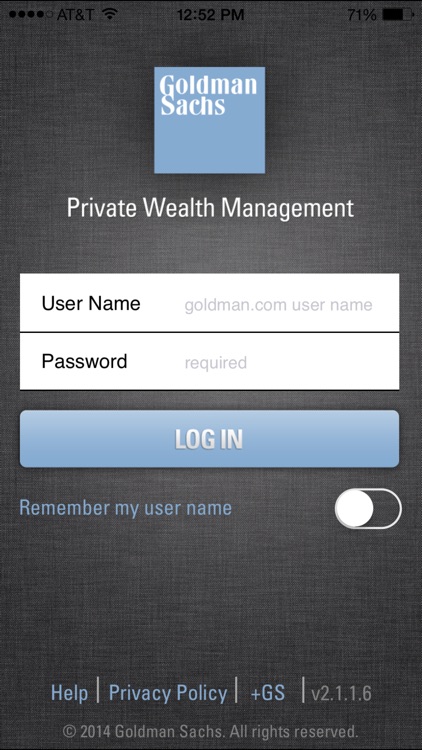 Goldman Sachs Private Wealth