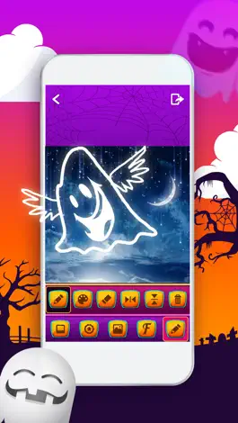 Game screenshot Quick Text on Photo Editor- Add Cute Stickers and Write Captions in Colorful Ghost Frames hack