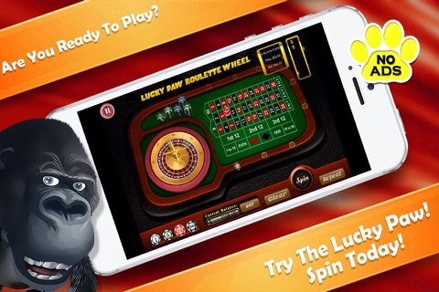 Lucky Paw Roulette Wheel PRO - Selfie Zoo Casino screenshot 2