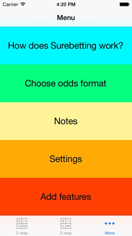 Surebet Calculator