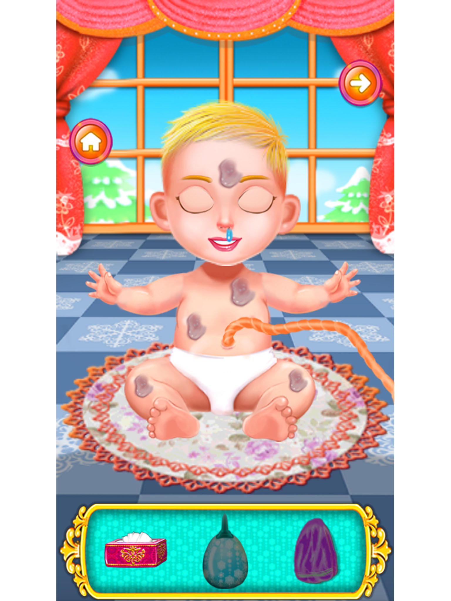 Queen Birth - Games for Girls
